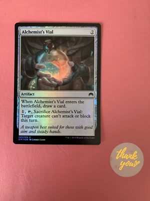 Alchemist's Vial FOIL Colourless Artifact Common Magic MTG Origins ORI - Image 1 of 2