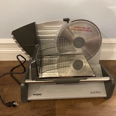 Waring Pro FS155 Cortadora de Alimentos Profesional 130W Motor Hoja de Acero Ajustable  Foto 1 de 2