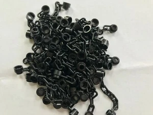 LEGO-NEW-#92338-BLACK-CHAIN 5 LINKS -5 PIECES - Picture 1 of 1