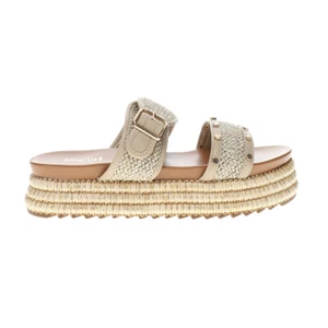 Corkys Walk Of Shame Studded Platform Slide  Womens Beige Casual Sandals 41-0578 - Picture 1 of 5
