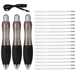 12 Pcs Big Fat Pens with 10 Black Blue Refills Parkinson's Aids for Writing - Picture 1 of 7