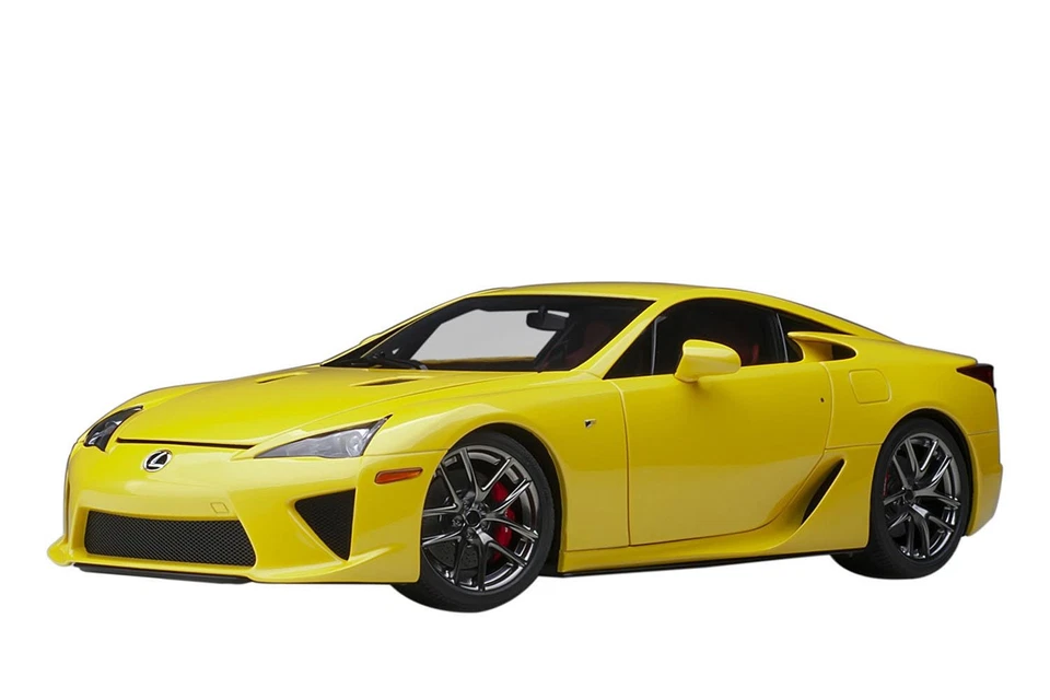 AUTOart 1/18 Lexus LFA Pearl Yellow Model Car Japan - Image 1 of 4