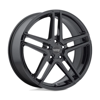 Комплект из 4 глянцевых черных колес 16x7 American Racing AR907 5x115 (40 мм) - Изображение 1 из 4