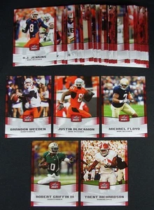 Juego completo de fútbol americano Leaf Draft 2012 (50 cartas) como nuevo - Imagen 1 de 3