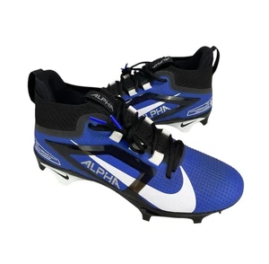 NEW Nike Alpha Menace 4 Elite Football Cleats Blue Black Mens Size 11 FD7036-400 - Picture 1 of 11