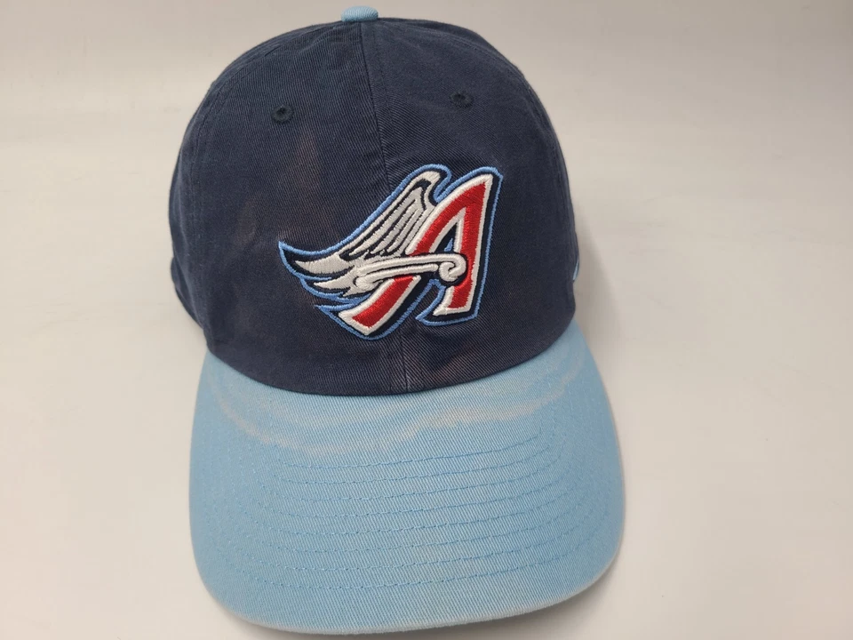 Anaheim Angels 47 Brand Cooperstown Collection Distressed Strapback Hat Cap MLB - Image 1 of 4