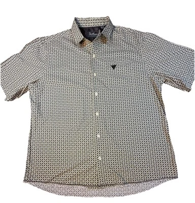 Camisa de vestir Da Vinci 2XL manga corta para hombre la nueva colección vintage Foto 1 de 4