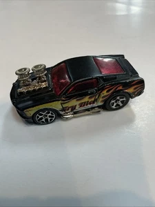 2002 HOT WHEELS 1968 Mustang Diecast Car, "Try Me" Flames - Bild 1 von 2