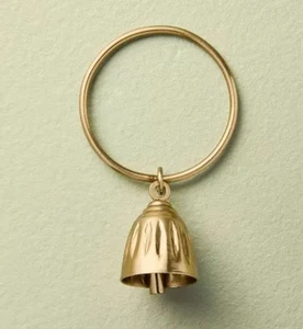 Hearth & Hand With Magnolia Set Of 8 Bow And Bell Metal Napkin Rings.. New - Picture 1 of 5