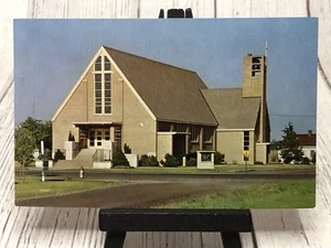 Trinity Lutheran Church Park Falls WI Wisconsin Pastor Spomer Postcard - Picture 1 of 4