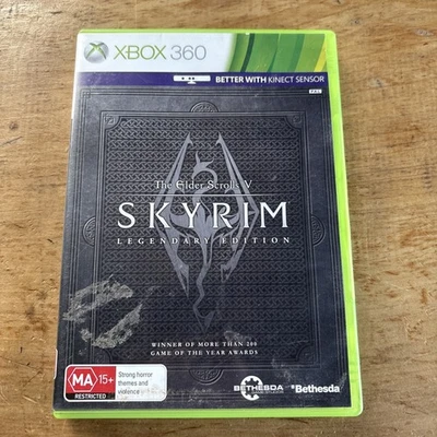 The Elder Scrolls V Skyrim Legendary Edition Xbox 360 Game PAL Free Post - Image 1 of 4
