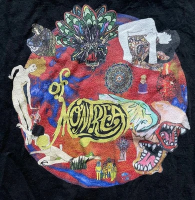 Camiseta para mujer de Montreal 'Album Covers', negra, talla 2XL, Elephant 6 Foto 1 de 4