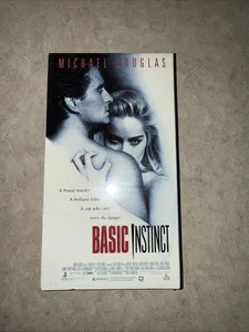 Basic Instinct VHS Tape Sealed 1992 Michael Douglas - Picture 1 of 2