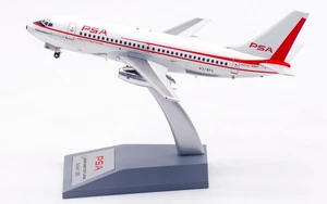 1:200 INFLIGHT PSA [Lucido] Boeing B737-200 N378PS Diecast Aircraft Model Jet - Foto 1 di 12