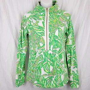 Lilly Pulitzer Skipper Popover Seeing Pink Elephants Resort XS Women's Clothing - Picture 1 of 7