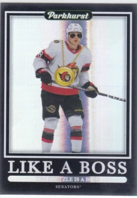 2023/24 PARKHURST..TIM STUTZLE..LIKE A BOSS..EXCLUSIVE..CARD # LB-17..SENATORS - Image 1 of 2