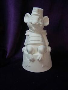 Disney timothy mouse from dumbo ceramic bisque u paint ready to paint 9" Tall