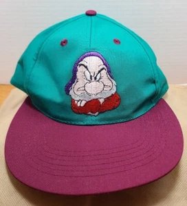 Disney "Grumpy" Snap Back/Adjustable Wide Duckbill Brim Youth Hat/Cap  - Picture 1 of 14