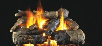 Peterson Real Fyre 30" Charred American Oak Vented Fireplace Gas LOGS ONLY--CHAO - Image 1 of 4
