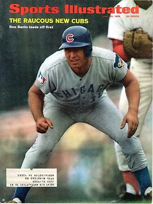 1969 6/30 Sports Illustrated magazine baseball Ron Santo, Chicago Cubs VG - Image 1 of 4