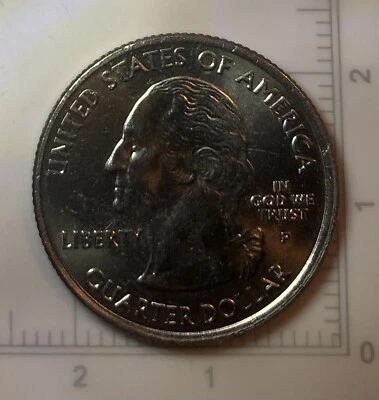 2007 P Idaho State Quarter Strike Through Obverse/Reverse Error Coin - Image 1 of 4