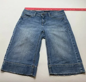 Tommy Hilfiger Women's 28 Sz 4 Blue denim Bermuda Cropped Jeans Capri shorts - Picture 1 of 9