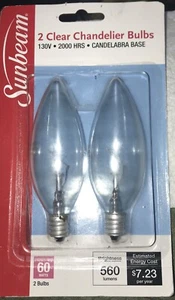 Chandelier Lightbulbs 2 Pack - Picture 1 of 2