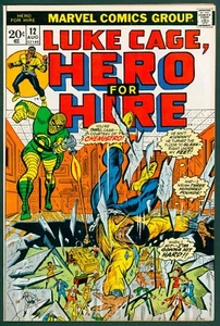 Hero For Hire 12 NM 9.4 Power Man 1st Chemistro Marvel 1973 - Bild 1 von 3
