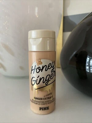 PINK Victoria's Secret Honey Ginger Body Lotion Cream Rejuvenating Travel Mini - Image 1 of 3
