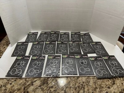 Self-Adhesive Rhinestones 20/Pkg Silver Color Big New in Package - image 1 of 4