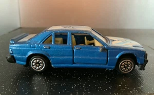Vintage Motor Force Die Cast Mercedes-Benz 190 Summer #33 Sedan blue *BOGO-READ - Picture 1 of 8