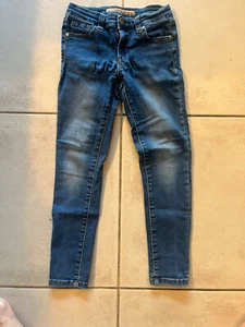 👖Joe's Jeans Medium Distressed Stretch Denim Skinny Jeans Girl's Size 7 - Picture 1 of 4