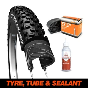 27.5x2.40 RockHawk MTB Tyre&Tube&Sealant. Dual Comp'd 60TPI Folding Bead TLR/EPS - Picture 1 of 5