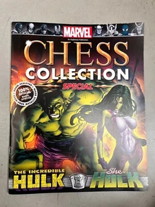 MARVEL SCHACH SAMMLUNG SPECIAL UNGLAUBLICHER HULK SHE-HULK EAGLEMOSS NUR MAGAZIN - Bild 1 von 2