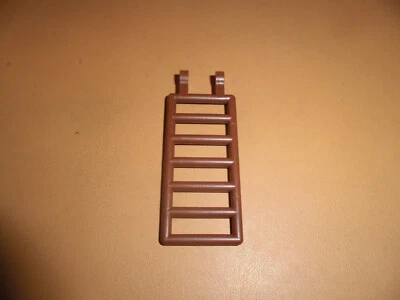 Lego Leiter Treppe 7x3 mit 2 Clips 6020 alt-braun eb5 - Bild 1 von 2