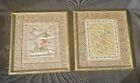 A Pair of Framed Chinese Silk Embroidered Pictures