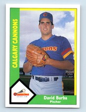 1990 CMC Calgary Cannons Dave Burba Calgary Cannons #6