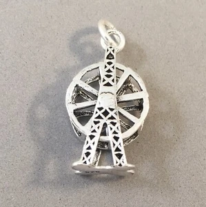 .925 Sterlingsilber SPINNENDES RIESENRAD CHARM County State Fair Ride 925 HB11 - Bild 1 von 6