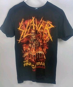 SLAYER 2019 Final Campaign Medium Shirt Inglewood Los Angeles Tour Final Shows - Picture 1 of 6