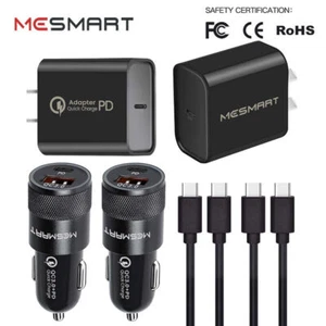 For Apple iPhone 15 Pro Max 15 Plus Fast Wall Car Charger PD Type C Cable Cord - Picture 1 of 34