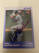 Orel Hershiser 1988 Star Company  Los Angeles Dodgers Baseball Auto