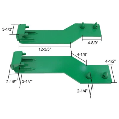 For John Deere Tractor Loader Quick Tach Weld On Mounting Brackets - Image 1 of 4