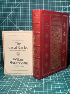 Franklin Library: SHAKESPEARE VOLUME 3 (1979) & Editor’s Notes~ NM+ - Imagen 1 de 11