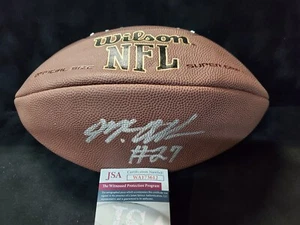 PITTSBURGH STEELERS MARCUS ALLEN AUTOGRAPHED SIGNED FOOTBALL JSA COA - Picture 1 of 3