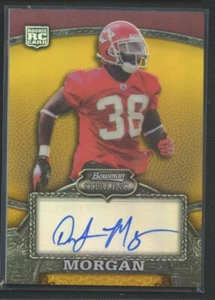 2008 Bowman Sterling #127 DaJuan Morgan Gold Rookie Autographs #/1050 - Picture 1 of 2