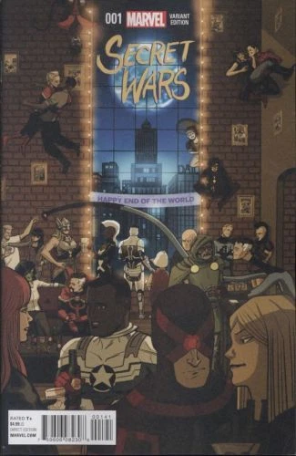 SECRET WARS #1 NM NEW. (ZDARSKY PARTY VARIANT) BOARD/BAGGED. FREEPOST