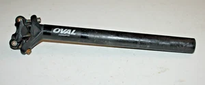 Oval Concepts Seatpost Seat Tube 300/27.2mm 15mm Offset Black Fast USA Shipper!! - Picture 1 of 12