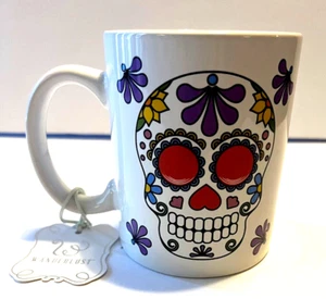 Coffee Cup Mug Day Of The Dead Dia De Los Muertos Home Essentials Wanderlust NEW - Picture 1 of 3