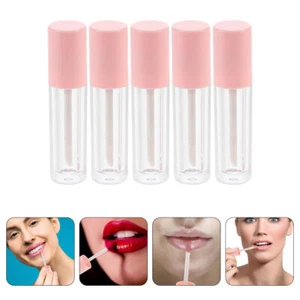 5 Pcs Lip Gloss Bottle Miss Visible Tubes DIY Cosmetic Container - Picture 1 of 12