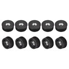 30Pcs Round Black Tube Inserts with M8 Thread, for 32mm/1.26" OD Round Tube